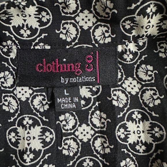 2010s Sheer black and white Pintuck short puff sleeve top blouse - Picture 4 of 7